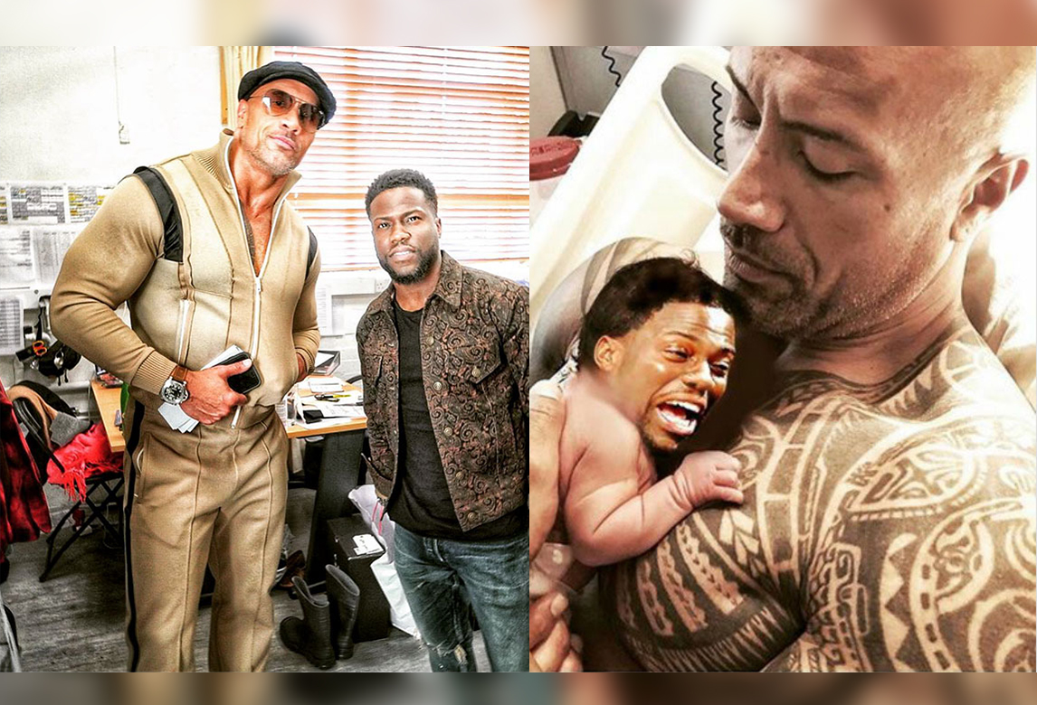The Rock And Kevin Hart Are Full-On Bromancing And…